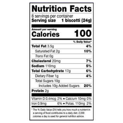 Nonnis Biscotti Cookies & Creme 8ct - 8 CT - Image 3