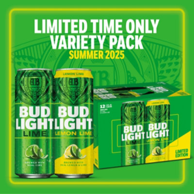 Bud Light Lemon Lime In Cans - 12-12FZ - Image 2