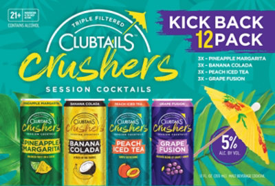 Clubtails Crushers Variety Kick Back Cans - 12-12 FZ - Image 3