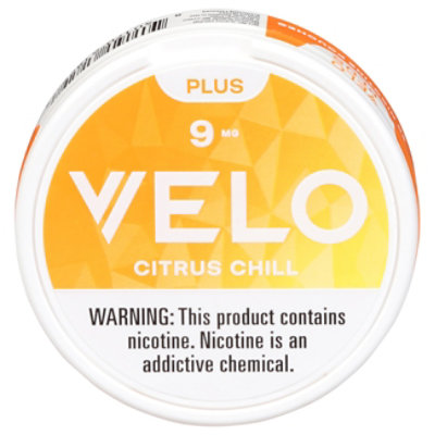 Velo Plus Citrus 9mg Pouches - 20 CT - Image 2