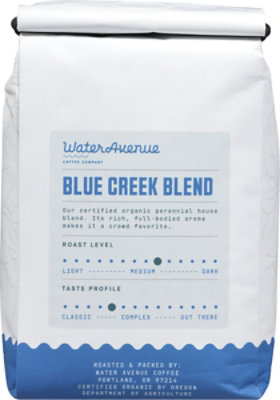 Water Avenue Blue Creek, Whole Bean - 12 OZ - Image 3