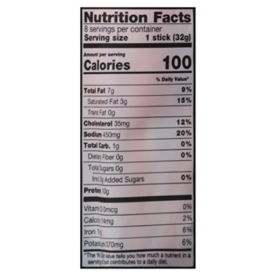 Oberto Original Zero Sugar Stick 8ct - 8 CT - Image 3