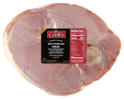 Cooks Ham Rump Portion Smoked - LB - Image 1