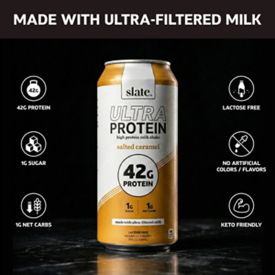 Slate Protein 42gram Caramel Ready To Drink - 15 FZ - Image 2