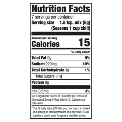 Mccormick Pumpkin Chili 12 Count 1.25 Ounce - 12-1.25 OZ - Image 3