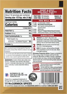 Mccormick Sweet & Spicy Party Mix 12 Count 1.12 Ounce - 12-1.12 OZ - Image 5