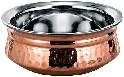 Copper Bottom Haandi - Serving Bowl - 6.5" - Image 1