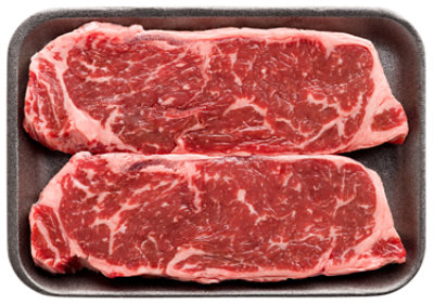 Beef Top Loin Ny Strip Steak Thin Boneless - LB - Image 1