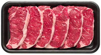 Beef Top Loin Ny Strip Steak Boneless Value Pack - LB - Image 1