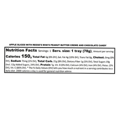 Crunch Pak Medley With Sliced Sweet Apples And Reeses Minis Peanut Butter Cups 2.75oz - 2.75 OZ - Image 3