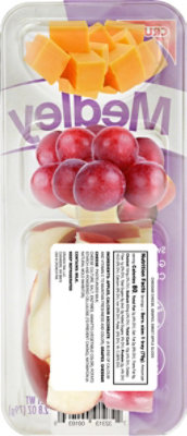 Crunch Pak Medley With Sliced Sweet Apples Grapes And Cheddar Cheese 2.8oz - 2.8 OZ - Image 5