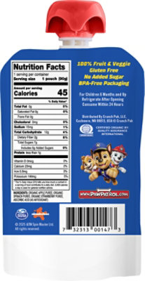 Organic Blendz Paw Patrol Apple Strawberry Spinach Puree - 3.2 OZ - Image 5