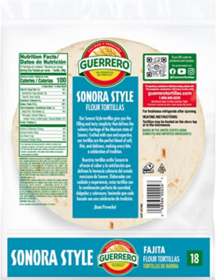 Guerrero Sonora Style Flour Tortillas - 18 CT - Image 5