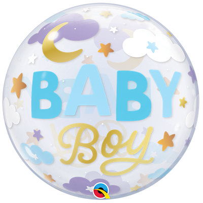 Gender Reveal Balloon Bubble Blue - EA - Image 1