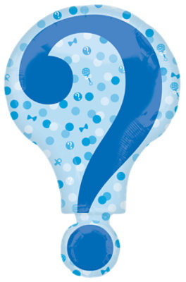 Balloon Shape Gender Reveal Blue - EA - Image 1