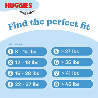 Huggies Snug & Dry Baby Diapers, Size 3 (16-28 lbs) - 34 Count - Image 6