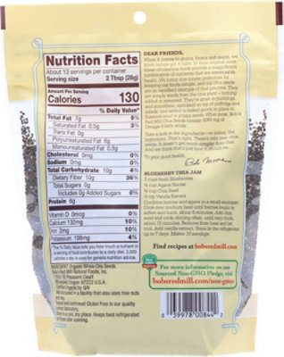 Bob's Red Mill Organic Gluten Free Chia Seeds - 12 Oz (Pack of 5) - Image 2