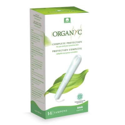 ORGANYC Super Organic Applicator Tampons 14 Count Pack of 6 - Image 1