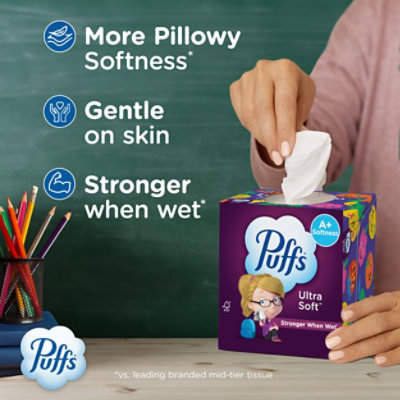 Puffs Ultra Soft 4x72ct Cube - 288 CT - Image 2