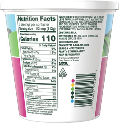 Garelick Farms Cottage Cheese 4% Large Curd , 24 Oz - 24 OZ - Image 6