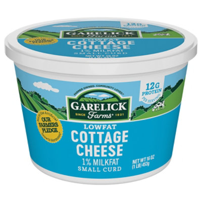 Garelick Farms Cottage Cheese 1% Lowfat Small Curd 16 Oz - 16 OZ - Image 3