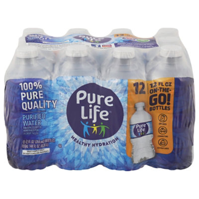 Pure Life Purified Water 12-12fz - 12-12 FZ - Image 1