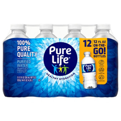 Pure Life Purified Water 12-12fz - 12-12 FZ - Image 1