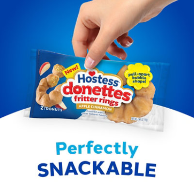 Hostess Apple Cinnamon Fritter Rings Donettes 2 Count - 3.45 OZ - Image 4
