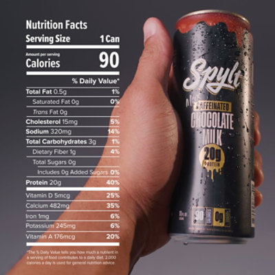 Spylt Max Caffeinated Milk Chocolate 11fz - 11 FZ - Image 1
