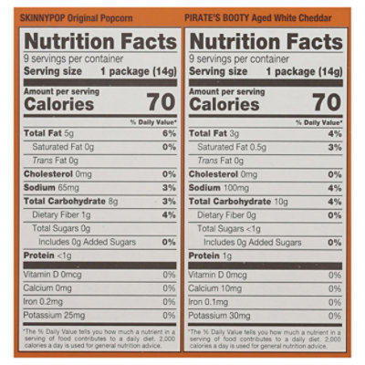 Skinny Pop Popcorn Astd 18pcriety Pack 18ct - 11 OZ - Image 3