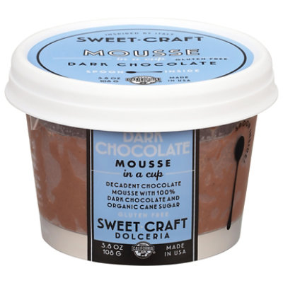 Sweet Craft Dark Chocolate Mousse In A Cup - 3.8 OZ - pavilions