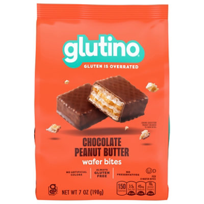 Glutino Bites Chocolate Peanut Butter 7oz - 7 OZ - Image 2