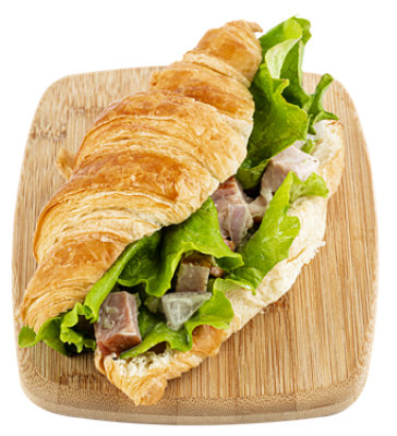 Haggen Ham Salad Croissant Sandwich Made Right Here Always Fresh - Each - Image 1