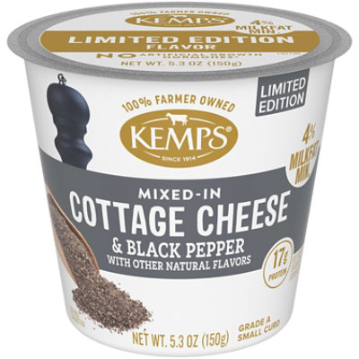 Kemps 4% Cottage Cheese Limited Edition Rotational Flavor 5.3oz - 5.3 OZ - Image 1