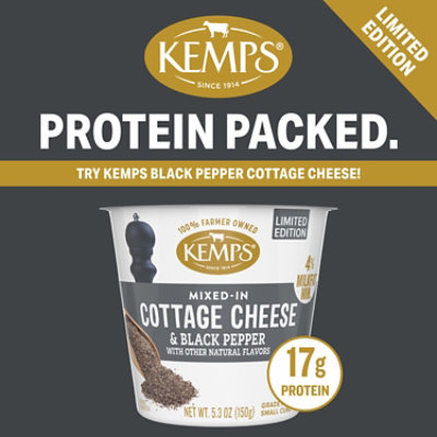 Kemps 4% Cottage Cheese Limited Edition Rotational Flavor 5.3oz - 5.3 OZ - Image 4