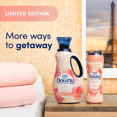 Downy Liquid Fabric Softener, Limited Edition, Romantic Getaways Love In Paris - 38 Oz - 38 FZ - Image 7
