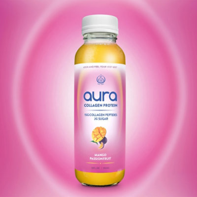 Aura Collagen Protein Mango Passionfruit - 10 Oz