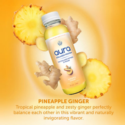 Aura Collagen Protein Pineapple Ginger - 10 Oz - Image 6