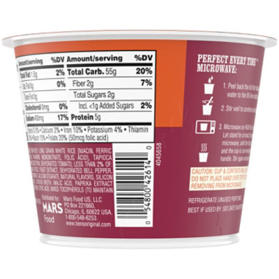 Ben's Original Spanish Style Rice Single Serve Cup - 2.4 Oz - Image 1