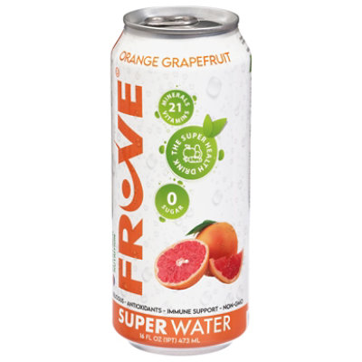 Fruve Super Water Orange Grapefruit - 16 FZ - Image 1