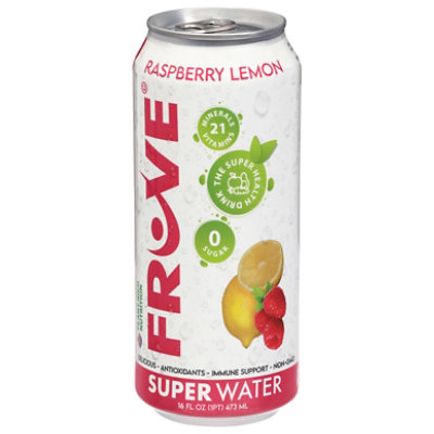 Fruve Super Water Raspberry Lemon - 16 FZ - Image 1