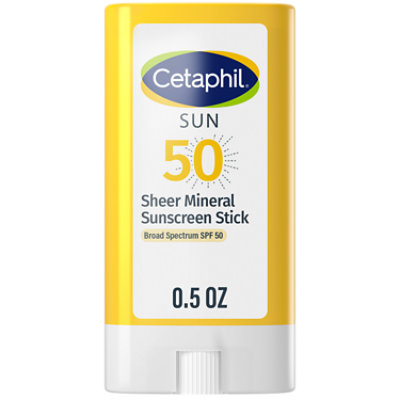 Cetaphil Sheer Mineral Stick Spf50 - 0.5 OZ - Image 1