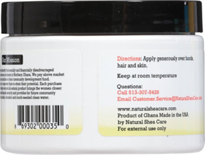 True Shea Unscented Whipped Shea Butter - 8 OZ - Image 4