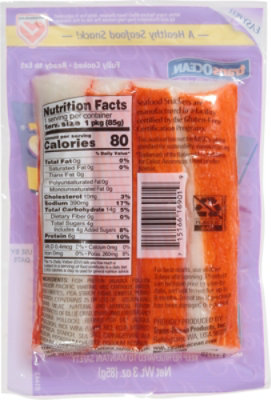 Seafood Snackers Garlic Butter Flavor Surimi 3 Oz - 3 OZ - Image 4