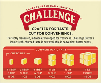Challenge Salted Butter Cubes , 8-2 Oz Cubes, 16 Oz - 16 OZ - Image 5