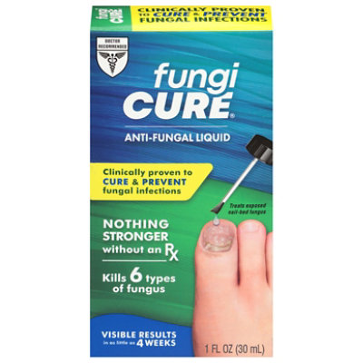Fungicure Anti-fungal Liquid 1 Oz. Kills 6 Types Of Fungus - Clinically Proven - 1 Fl Oz - 1 FZ - Image 1
