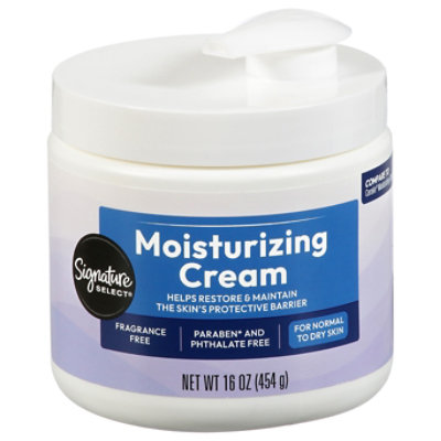 Signature Select Moisturizing Cream Fragrance Free 16 Oz - 16 OZ - Image 2