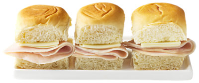 ReadyMeals Dietz & Watson Turkey & Cheese Sliders 3 Count - Ready2Eat - Each - Image 1