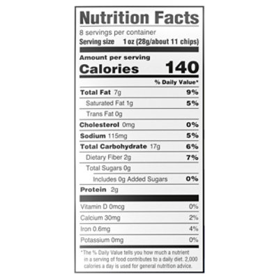 Boulder Canyon Tortilla Chips Blue Corn 8oz - 8 OZ - Image 4