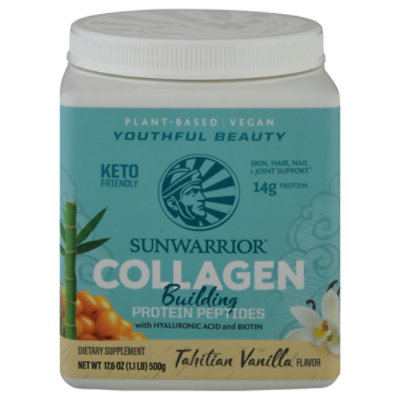Sun Warrior Vanilla Collagen 17.6oz - 17.6 OZ - Image 3